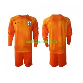 Maillot de Foot Finlande Gardien Domicile 2022-23 Manches Longues - Enfant